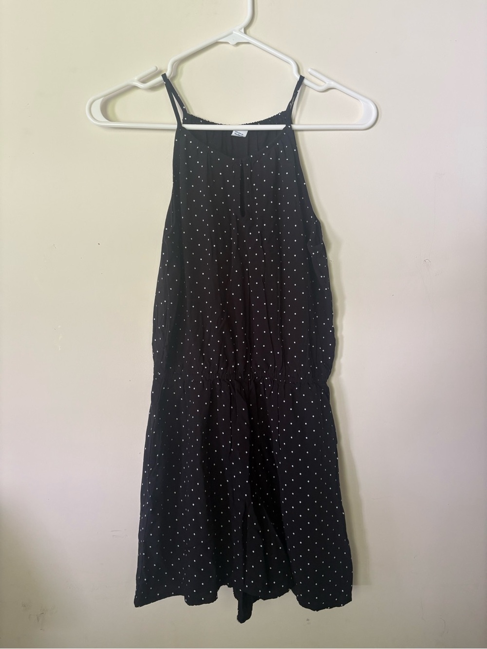 Women’s Black Polka Dot Romper